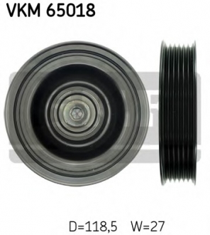 Паразитный / ведущий ролик, поликлиновой ремень SKF VKM65018