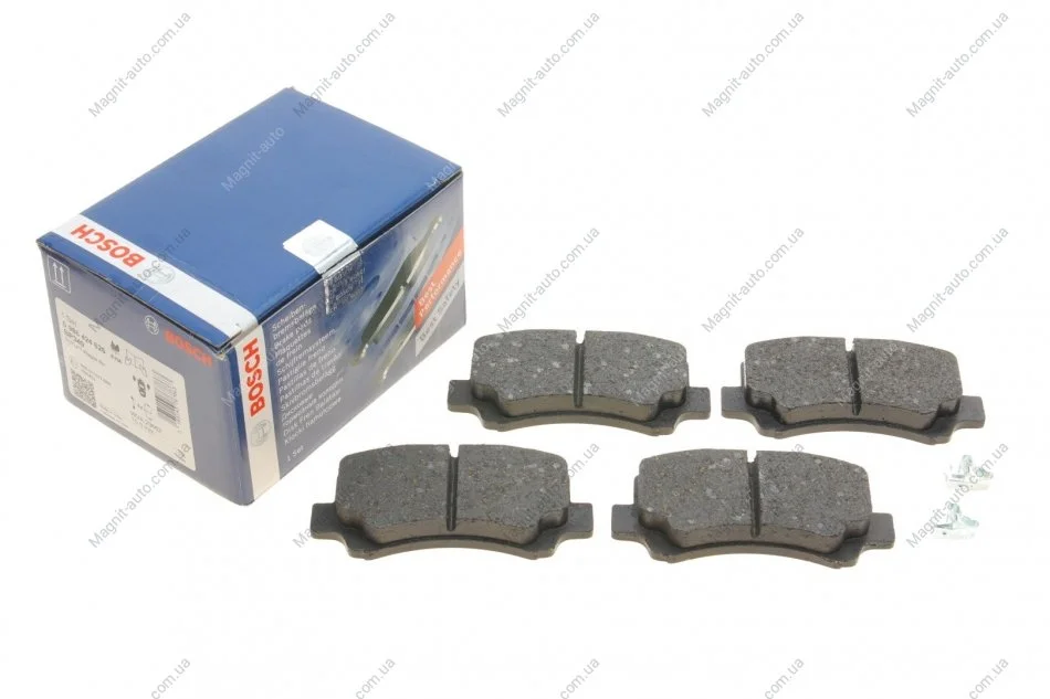 Комплект тормозных колодок переднего., CHERY A1 SUZUKI WAGON R+ 1.0/1.2/1.3 02.98-12.14 BOSCH 0986424626 (фото 1)