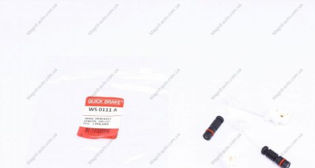 Датчик износа дисковых тормозных колодок QUICK BRAKE WS0111A (фото 1)
