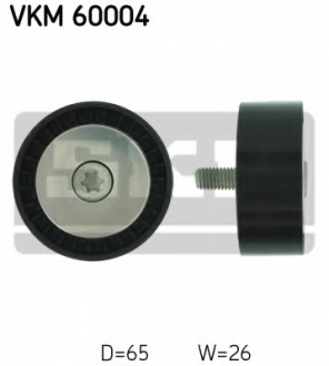 Паразитный / ведущий ролик, поликлиновой ремень SKF VKM60004 (фото 1)