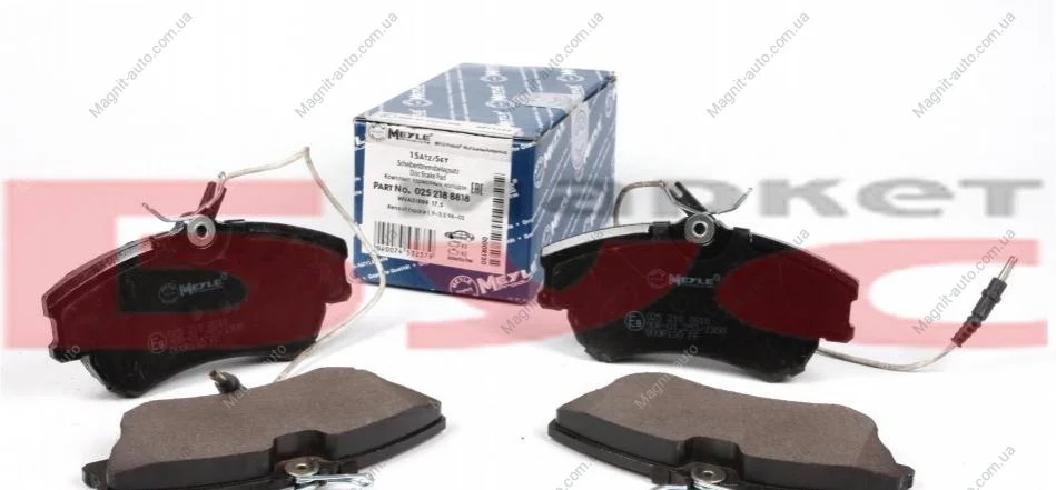 Колодки тормозные, передние, с датчиком, Renault Espace 96-02 MEYLE 0252188818 (фото 1)