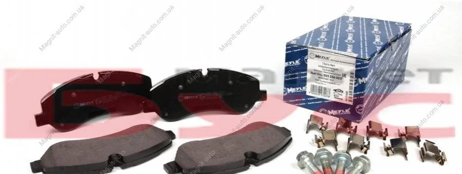 Колодки тормозные, передние, 2.2TDCi, Ford Custom 12- MEYLE 0252560217 (фото 1)