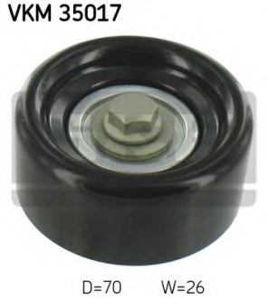 Паразитный / ведущий ролик, поликлиновой ремень SKF VKM35017 (фото 1)