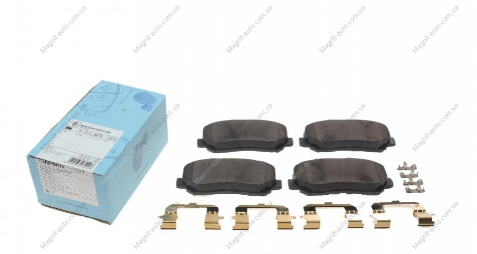 Комплект гальмівних колодок з 4 шт. дисків BLUE PRINT ADA104276 (фото 1)
