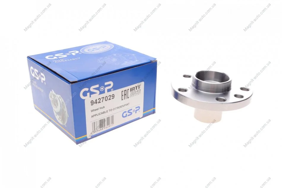 Ступица колеса, CITROEN C8/Jumpy, PEUGEOT 806/807/Expert, FIAT Scudo 95- w/o bearing GSP 9427029 (фото 1)