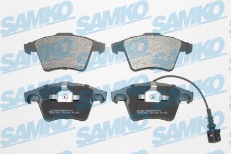 Колодки гальмівнi перед. VW T5 03->R17 1.9-3.2 SAMKO 5SP1205