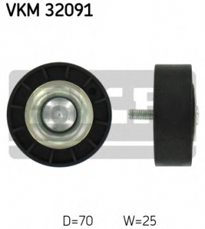 Паразитный / ведущий ролик, поликлиновой ремень SKF VKM32091