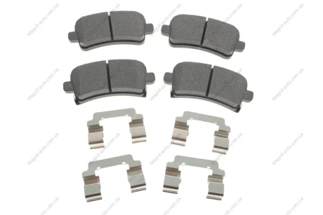 Комплект гальмівних колодок задн (з комплектуючими), CHEVROLET MALIBU OPEL INSIGNIA A, INSIGNIA A COUNTRY SAAB 9-5 1.4-2.8 07.08- ATE 13046027552