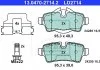 Комплект тормозных колодок, дисковый тормоз ATE 13047027142 (фото 1)