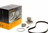 Комплект ГРМ (ремінь+ролик+водяний насос) OPEL ASTRA G, COMBO, COMBO TOUR, MERIVA A 1.6 02.98- Contitech CT874WP1 (фото 1)