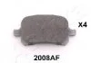 Комплект тормозных колодок, дисковый тормоз ASHIKA 50022008 (фото 1)