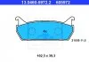 Гальмівні колодки дискові задні Mazda 323, 6, Mx-5 I Suzuki Baleno 1.3-2.3 06.89-12.06 ATE 13046059722 (фото 1)