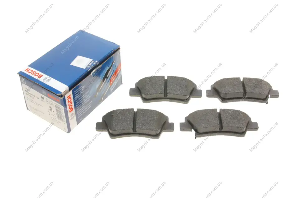 Гальмівні колодки дискові HYUNDAI/KIA/SSANGYONG i30/Ceed/Optima/Korando \'\'R \'\'10>> BOSCH 0986494768 (фото 1)