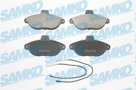 Тормозные колодки перед Scudo/Expert >03 (Bdx) SAMKO 5SP346
