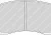 Комплект гальмівних колодок переднього., SUBARU FORESTER, IMPREZA, LEGACY II, LEGACY III, LEGACY OUTBACK, OUTBACK 1.6-3.0 03.94-09.09 FERODO FDB1327 (фото 3)