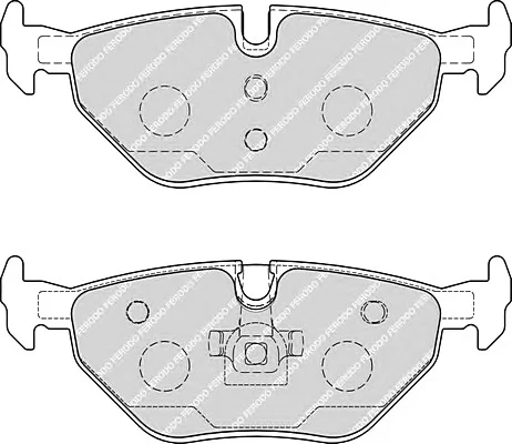 Комплект тормозных колодок задн.), BMW 3 (E36), 3 (E46), Z3 (E36), Z4 (E85), Z4 (E86) MG MG 6, ZT, ZT- T ROVER 75, 75 I SAAB 9-5 1.6-4.6 09.90- FERODO FDB1867 (фото 1)