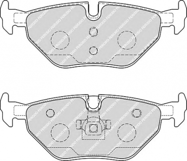 Комплект тормозных колодок, дисковый тормоз FERODO FDB1867