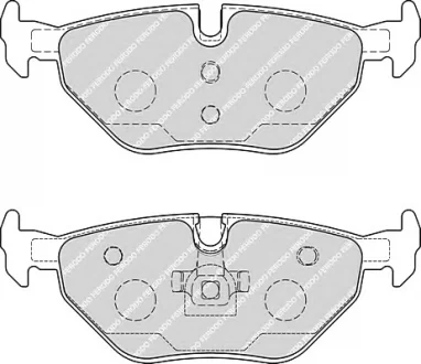 Комплект тормозных колодок задн.), BMW 3 (E36), 3 (E46), Z3 (E36), Z4 (E85), Z4 (E86) MG MG 6, ZT, ZT- T ROVER 75, 75 I SAAB 9-5 1.6-4.6 09.90- FERODO FDB1867