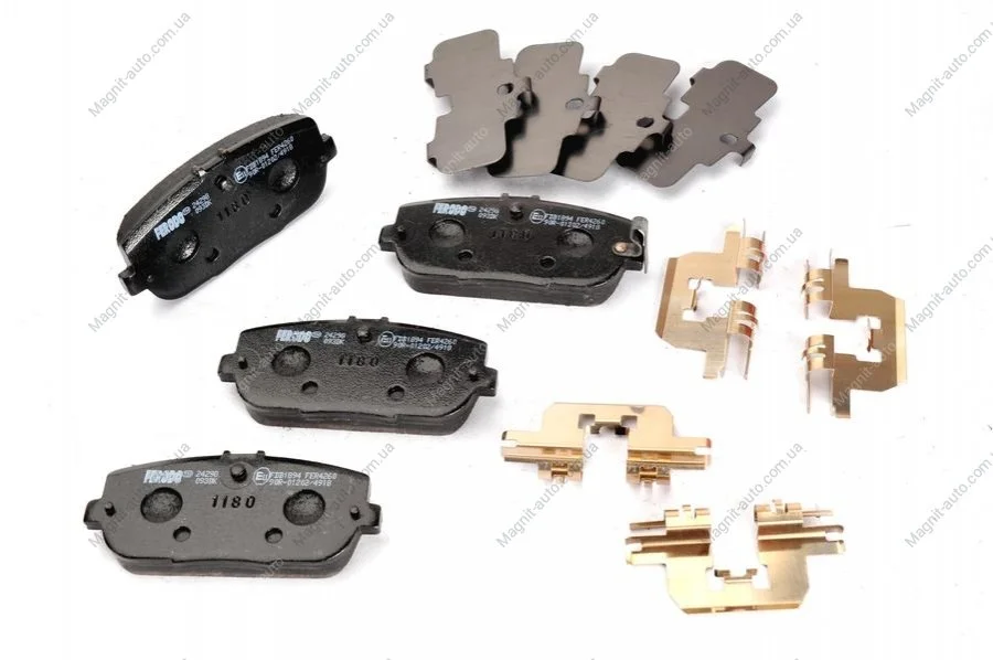 Комплект тормозных колодок задн.), ABARTH 124 SPIDER FIAT 124 SPIDER MAZDA MX-5 III, MX-5 IV, MX-5 RF TARGA 1.4-2.0 03.05- FERODO FDB1894 (фото 1)
