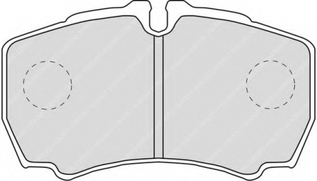 Комплект тормозных колодок, дисковый тормоз FERODO FVR1405