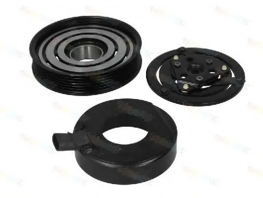 Муфта компресора кондиціонера (DELPHI CVC 6PK 125мм) NISSAN ALMERA II, QASHQAI I RENAULT GRAND SCENIC II, MEGANE I, MEGANE I CLASSIC, MEGANE I COACH, MEGANE II, MEGANE SCÉNIC 1.4-2.0 04.98- THERMOTEC KTT040051 (фото 1)