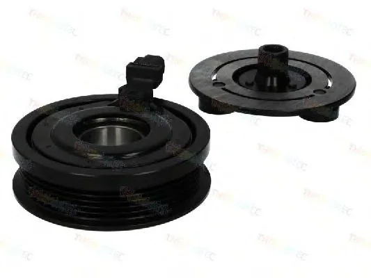 Муфта компресора кондиціонера (VISTEON VS16/18 VS16/VS18 5PK 117мм) VOLVO C30, S40 II, V50 FORD C-MAX, FOCUS C-MAX, FOCUS II, FOCUS III 1.4-2.5 10.03-02.20 THERMOTEC KTT040120 (фото 1)