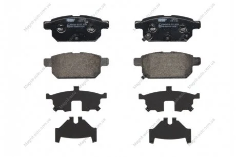 Комплект тормозных колодок задн., SUZUKI BALENO, S-CROSS, SWIFT IV, SWIFT V, SX4 S-CROSS, VITARA TOYOTA YARIS 1.0-1.6D 11.05- FERODO FDB4430
