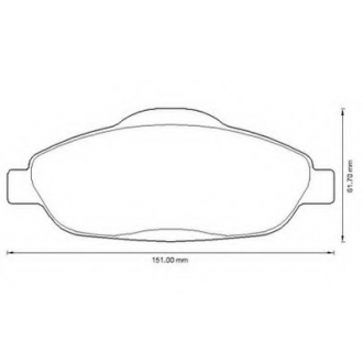 Комплект тормозных колодок, дисковый тормоз Jurid 573241JC