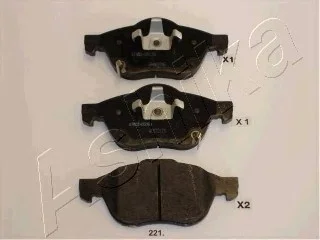 Колодки гальмівні дискові ASHIKA 5002221