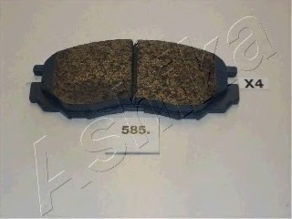 Комплект тормозных колодок, дисковый тормоз ASHIKA 5005585 (фото 1)