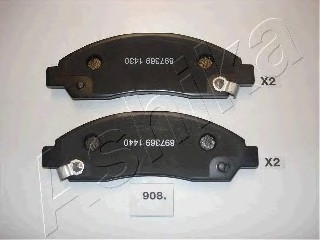 Комплект тормозных колодок, дисковый тормоз ASHIKA 5009908 (фото 1)