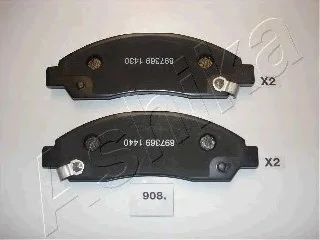 Комплект тормозных колодок, дисковый тормоз ASHIKA 5009908