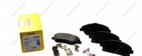 Комплект тормозных колодок переднего., OPEL COMBO, COMBO TOUR, CORSA C, MERIVA A, TIGRA 1.0-1.8 09.00- TEXTAR 2322501