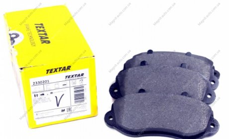 Комплект тормозных колодок, дисковый тормоз TEXTAR 2330201 (фото 1)