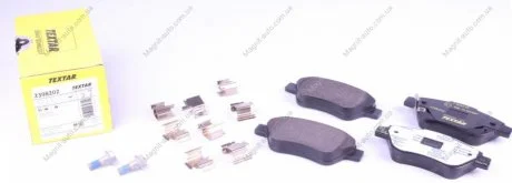 Комплект гальмівних колодок переднього., FIAT DOBLO OPEL ADAM, CORSA D 1.0-1.9D 07.03- TEXTAR 2398202