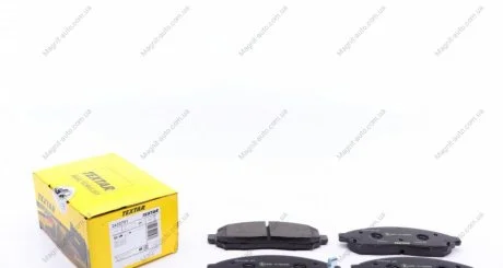 Комплект тормозных колодок переднего., NISSAN LEAF, NAVARA, NAVARA NP300, NP300, NV200, NV200 / EVALIA, PATHFINDER III, XTERRA 2.5D-Electric 05.98- TEXTAR 2422701