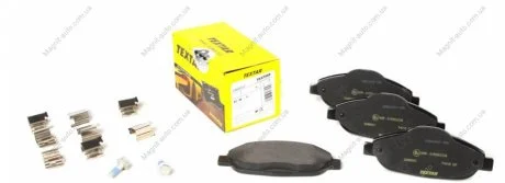 Комплект тормозных колодок переднего., PEUGEOT 3008, 3008 I, 308, 308 I, 408 1.2-2.0D 09.07- TEXTAR 2466001