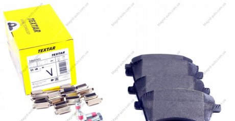 Комплект тормозных колодок, дисковый тормоз TEXTAR 2469301 (фото 1)