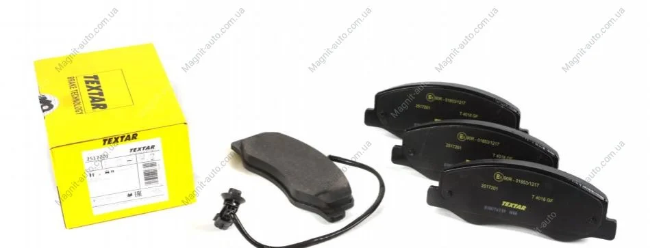 Колодки гальмівні NISSAN/OPEL/RENAULT Movano/Master "R "10>> TEXTAR 2517201 (фото 1)