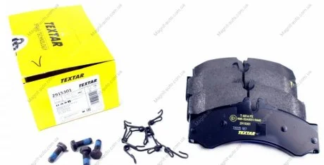 Колодки гальмівні, DB408-416 TEXTAR 2915301