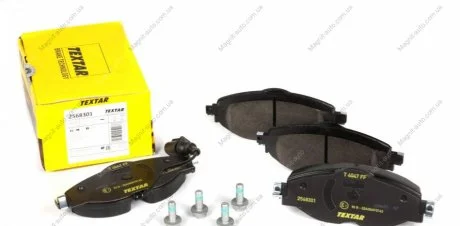 Колодки гальмівні AUDI/SKODA/VW A3/Octavia/Golf "F "12>> TEXTAR 2568301