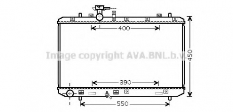 Радиатор, охлаждение двигателя AVA QUALITY COOLING AVA COOLING SZA2084