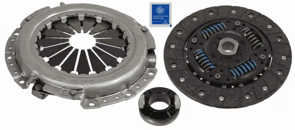 Комплект сцепления с выжимным подшипником SACHS 3000951490 (фото 1)