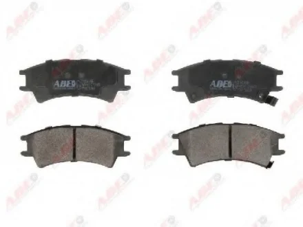 Комплект гальмівних колодок переднього., HYUNDAI ATOS 1.0/1.1 02.98-12.10 ABE C10501ABE