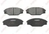 Комплект тормозных колодок переднего., TOYOTA CENTURY, DYNA 200, HIACE III, HIACE IV, HILUX IV, HILUX VI 2.0-4.0 10.82-07.05 ABE C12053ABE (фото 1)