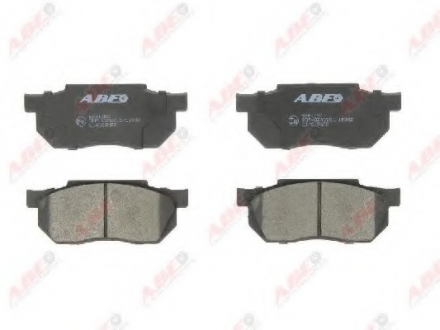 Комплект тормозных колодок, дисковый тормоз ABE C14019ABE