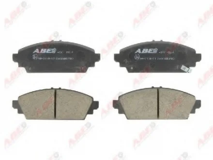 Комплект тормозных колодок переднего., HONDA ACCORD VI, CIVIC VII, CR-V II, S2000 1.6-2.4 03.97- ABE C14041ABE