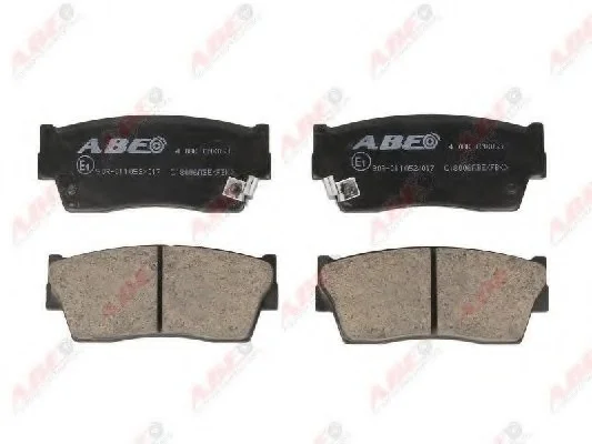 Комплект гальмівних колодок переднього., GEO TRACKER SUZUKI GRAND VITARA I, JIMNY, SAMURAI, VITARA, X-90 1.3-2.0D 01.88- ABE C18006ABE (фото 1)