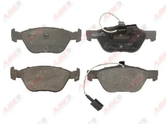 Комплект гальмівних колодок переднього., ALFA ROMEO 156, 166 FIAT MULTIPLA LANCIA KAPPA 1.6-3.0 08.94-06.07 ABE C1D035ABE (фото 1)