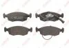Комплект тормозных колодок переднего., FIAT DOBLO, GRANDE PUNTO, LINEA, PALIO, SIENA 1.2-1.9D 04.96- ABE C1F005ABE (фото 1)